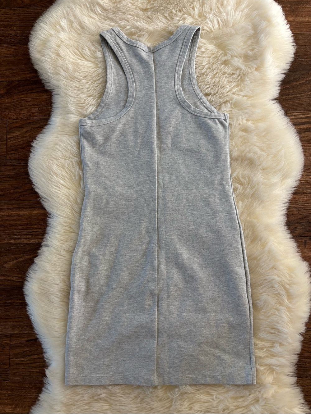 Aritzia Sunday Best Racerback Tank Mini Dress Gray Small - Picture 8 of 8